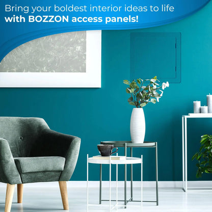 Access Panel for Drywall 22x22 inch Wall Hole Cover Access Door White Plastic