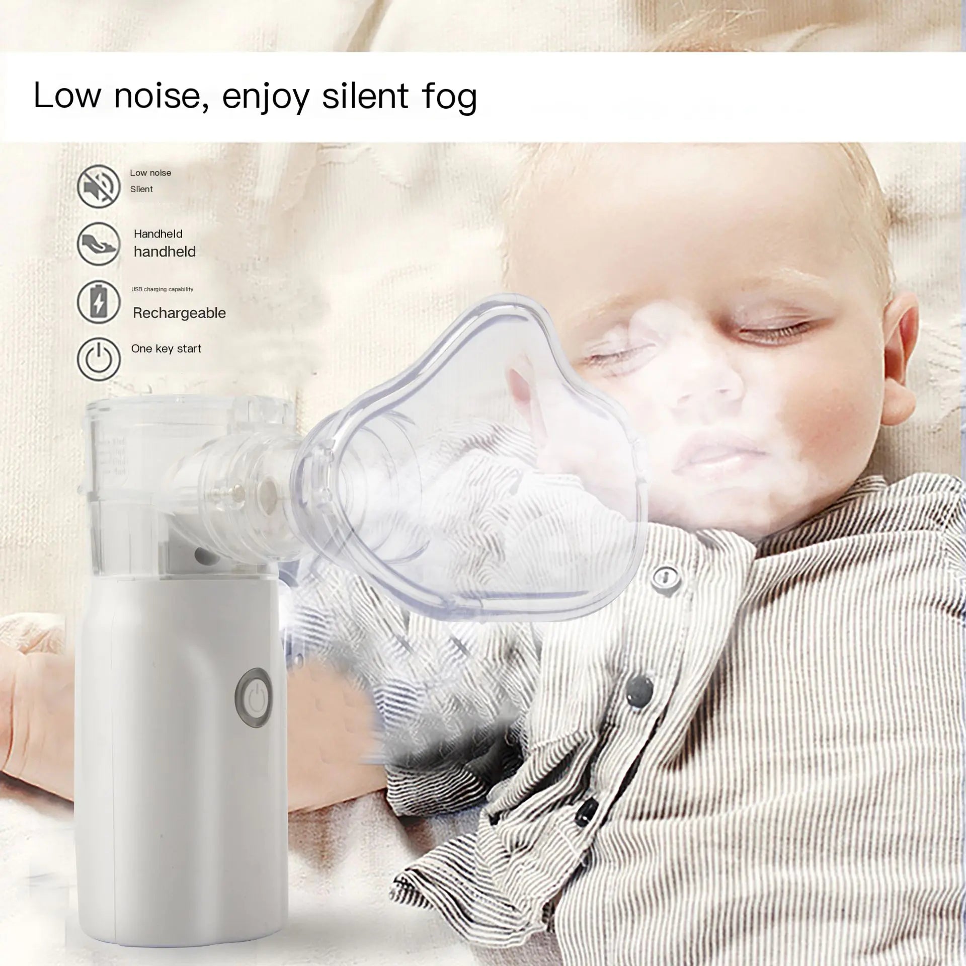 Mini Portable Nebulizer for Home Use and Kids