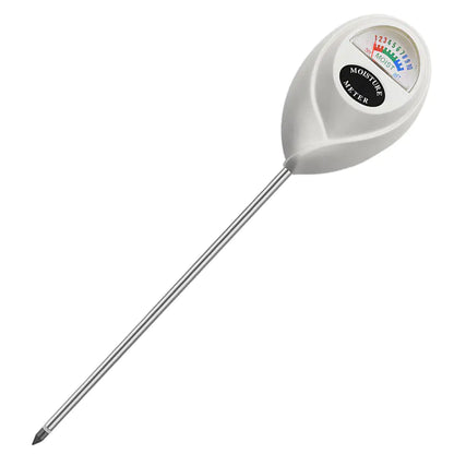 Soil Moisture Meter with White Round Head (2-in-1)