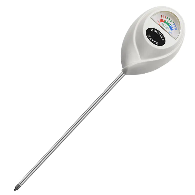 Soil Moisture Meter with White Round Head (2-in-1)