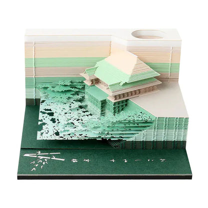 Omoshiroi Magic Castle 3D Notepad 2024 Memo Pad