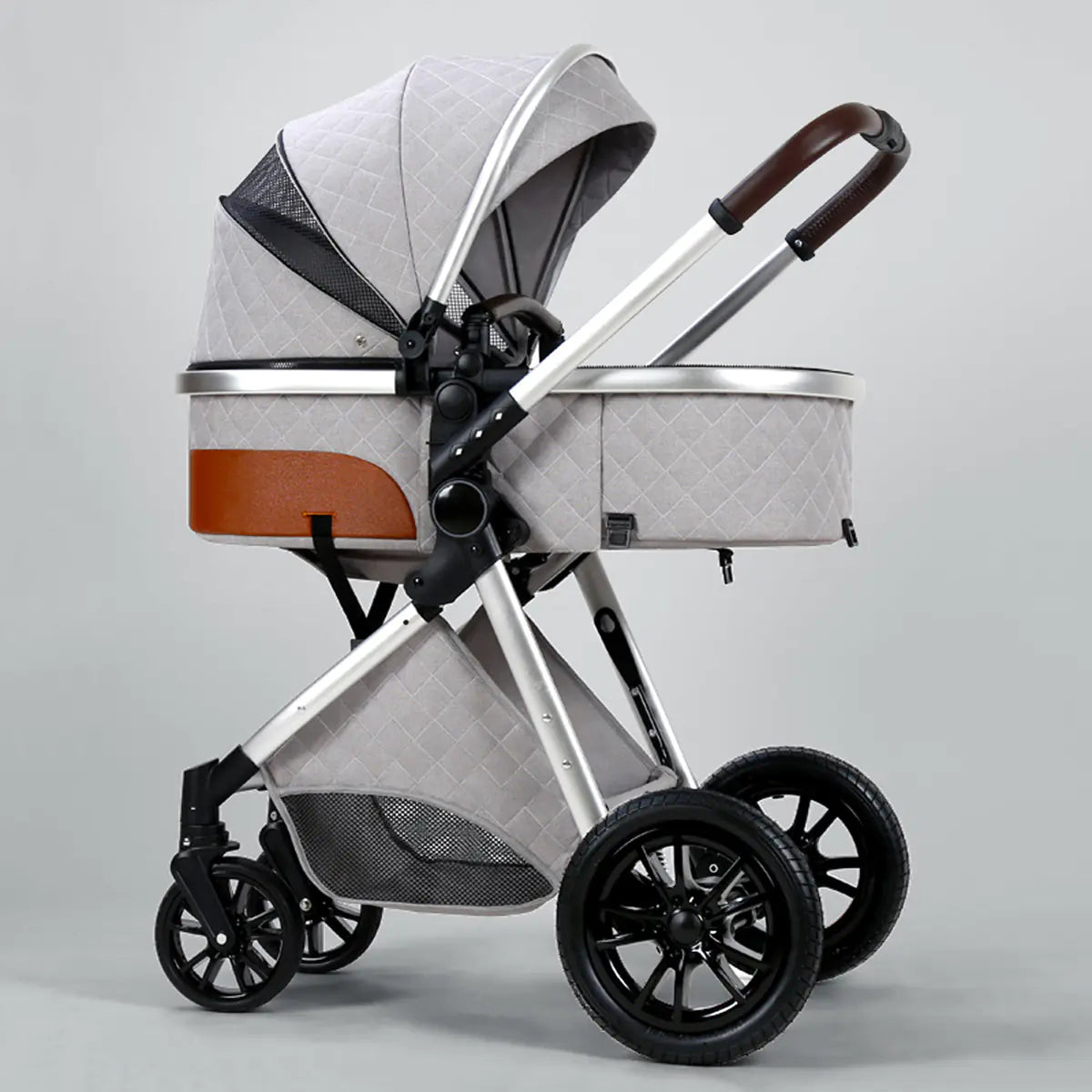 Folding Shock-Absorbing Baby Stroller