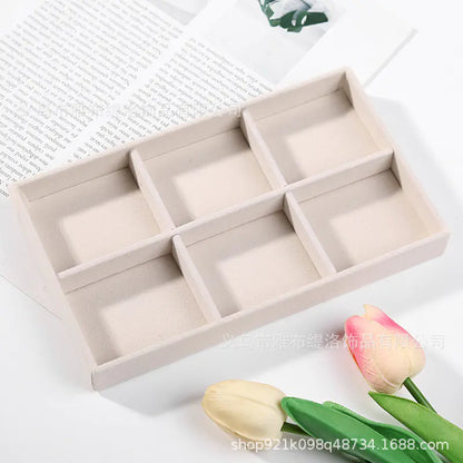 Jewelry Box for Rings and Earrings with Velvet Tray