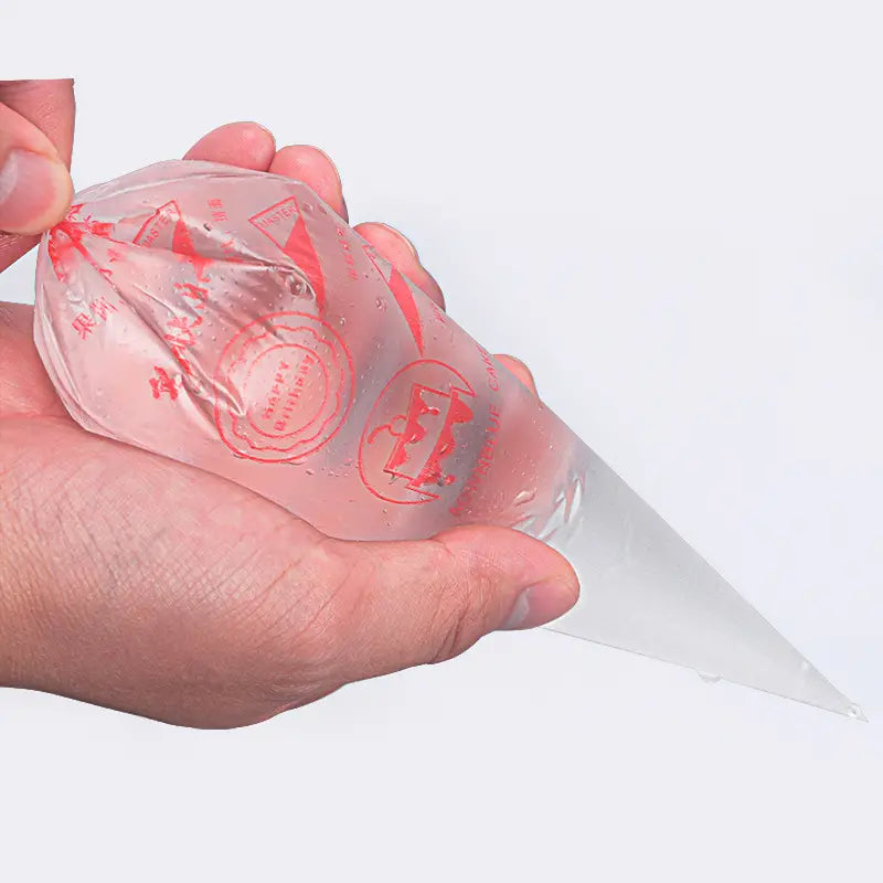 100pcs Disposable Transparent Piping Bags for Baking