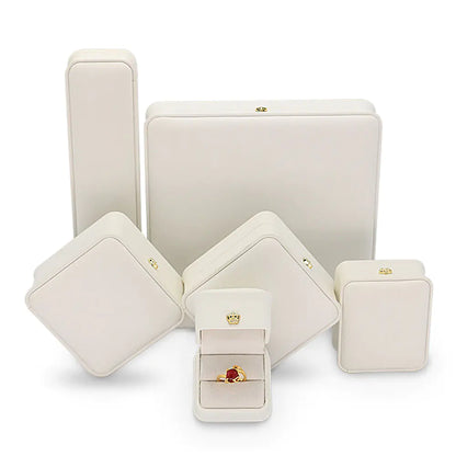 Wholesale Jewelry Organizer Box in PU Leather, Custom 925 Silver Packaging