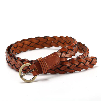 Woven Women's Belt - Korean Style Casual Dress Accessory