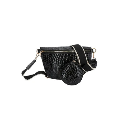 Plaid Thick Strap Crossbody Bag