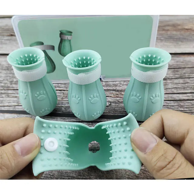 Adjustable Cat Paw Protector and Silicone Nail Cover