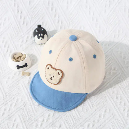 Cute Cartoon Bear Summer Baby Baseball Cap for Kids