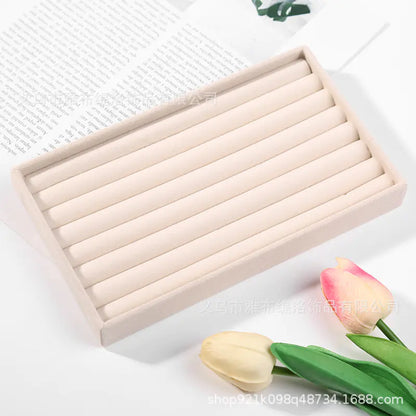 Jewelry Box for Rings and Earrings with Velvet Tray