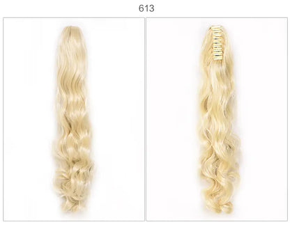 European Style Synthetic Curly Ponytail Wig