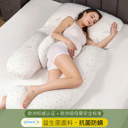 G-Type Pregnancy Pillow for Side Sleeping and Support