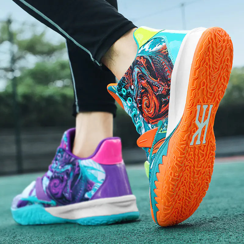 High-Top Outdoor Sneakers for Students (Rubber Sole)