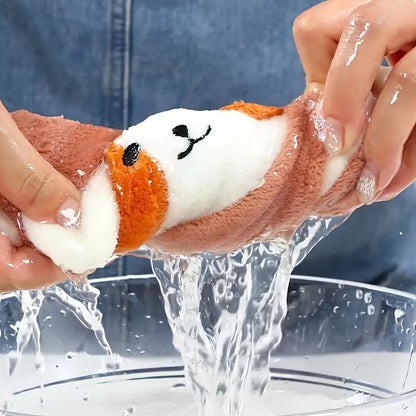 Superfine Gauze Cartoon Flower Handkerchief (1 Piece)