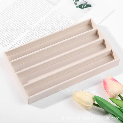 Jewelry Box for Rings and Earrings with Velvet Tray