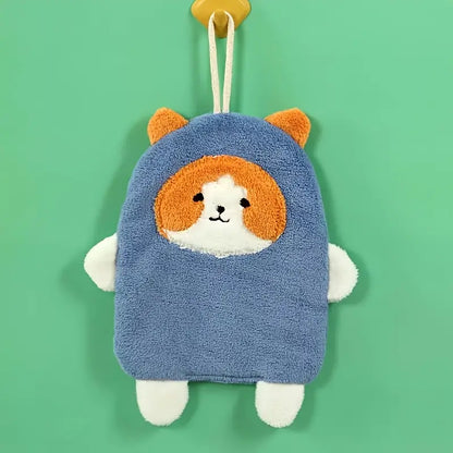 Superfine Gauze Cartoon Flower Handkerchief (1 Piece)