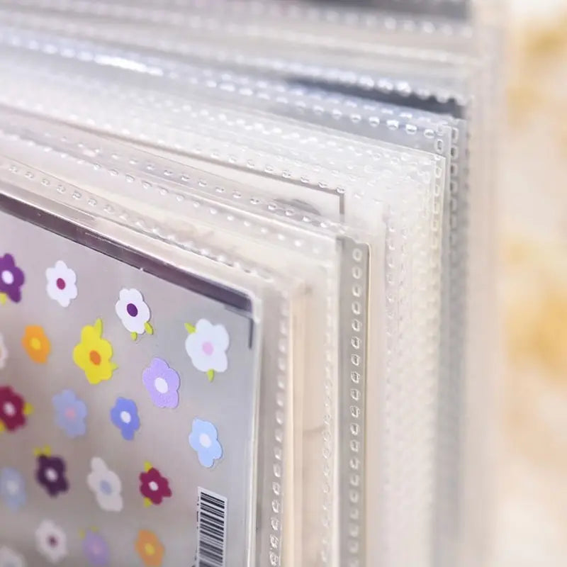 Nail Art Display Book with 80 Sheets Storage Holder