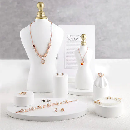 Jewelry Display Stand for Necklaces, Rings, and Earrings