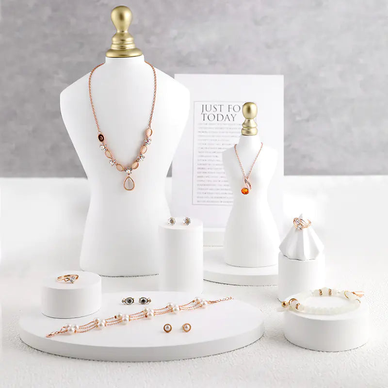 Jewelry Display Stand for Necklaces, Rings, and Earrings