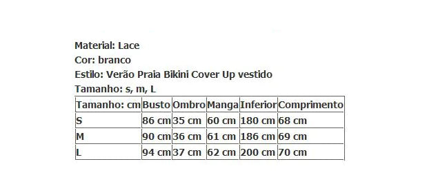 Lace Crochet Bikini Cover-Up