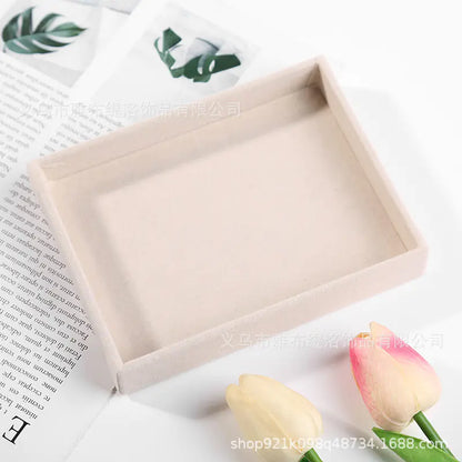 Jewelry Box for Rings and Earrings with Velvet Tray