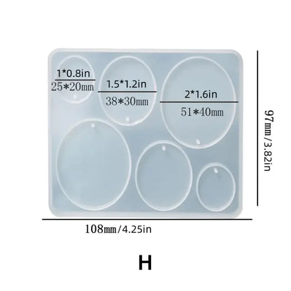DIY Geometric Crystal Epoxy Silicone Mold Set