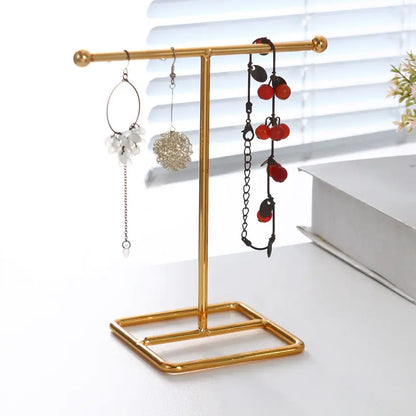 Creative Iron Jewelry Display Stand for Rings and Necklaces