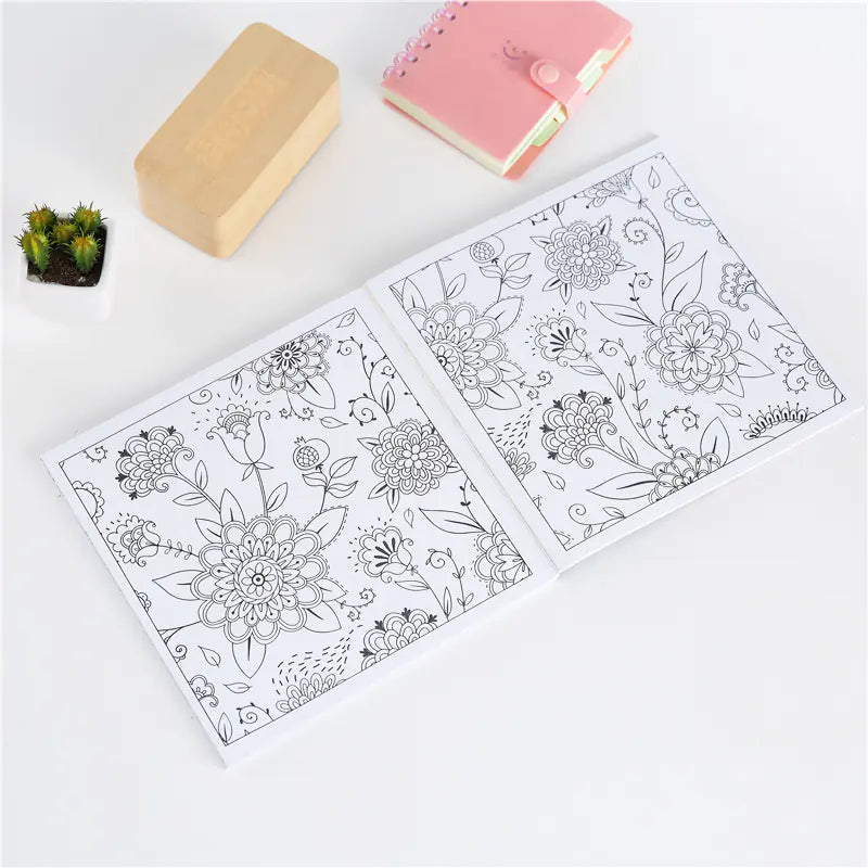 Korean Zen Mandalas Adult Coloring Book for Relaxation