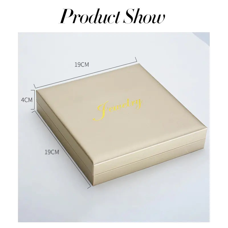 Jewelry Gift Box with Velvet Finish for Necklaces & Rings