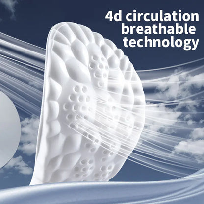 Cloud PU 4D Sports Insoles for Men and Women