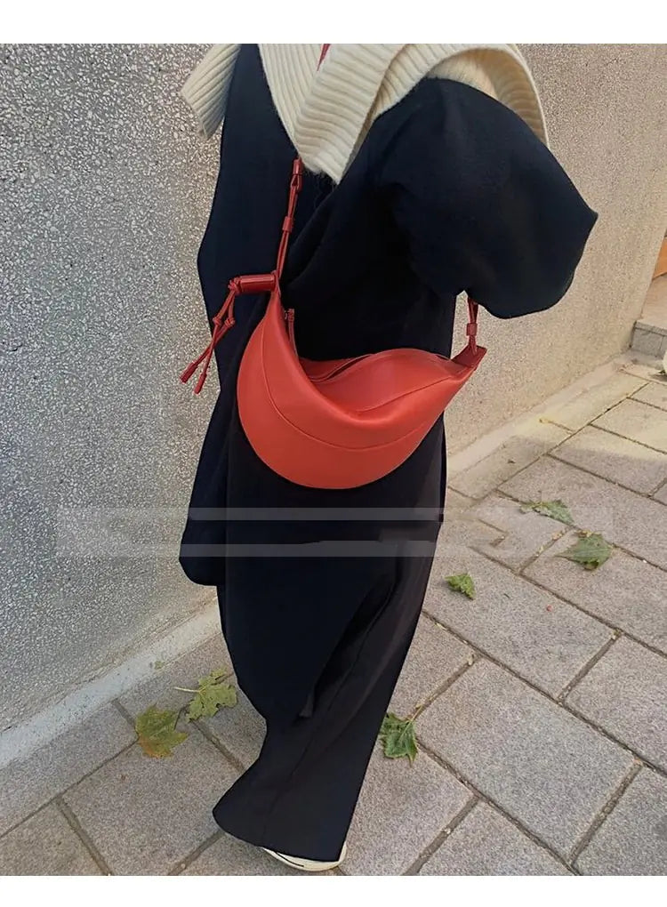 Crescent Shoulder Dumpling Bag