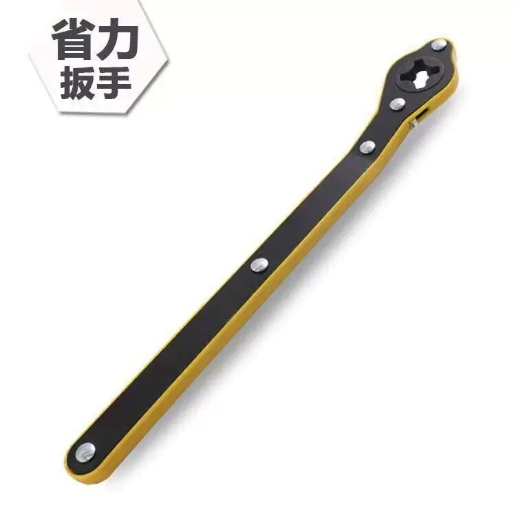 Car Jack with Ratchet Wrench and Manual Handle