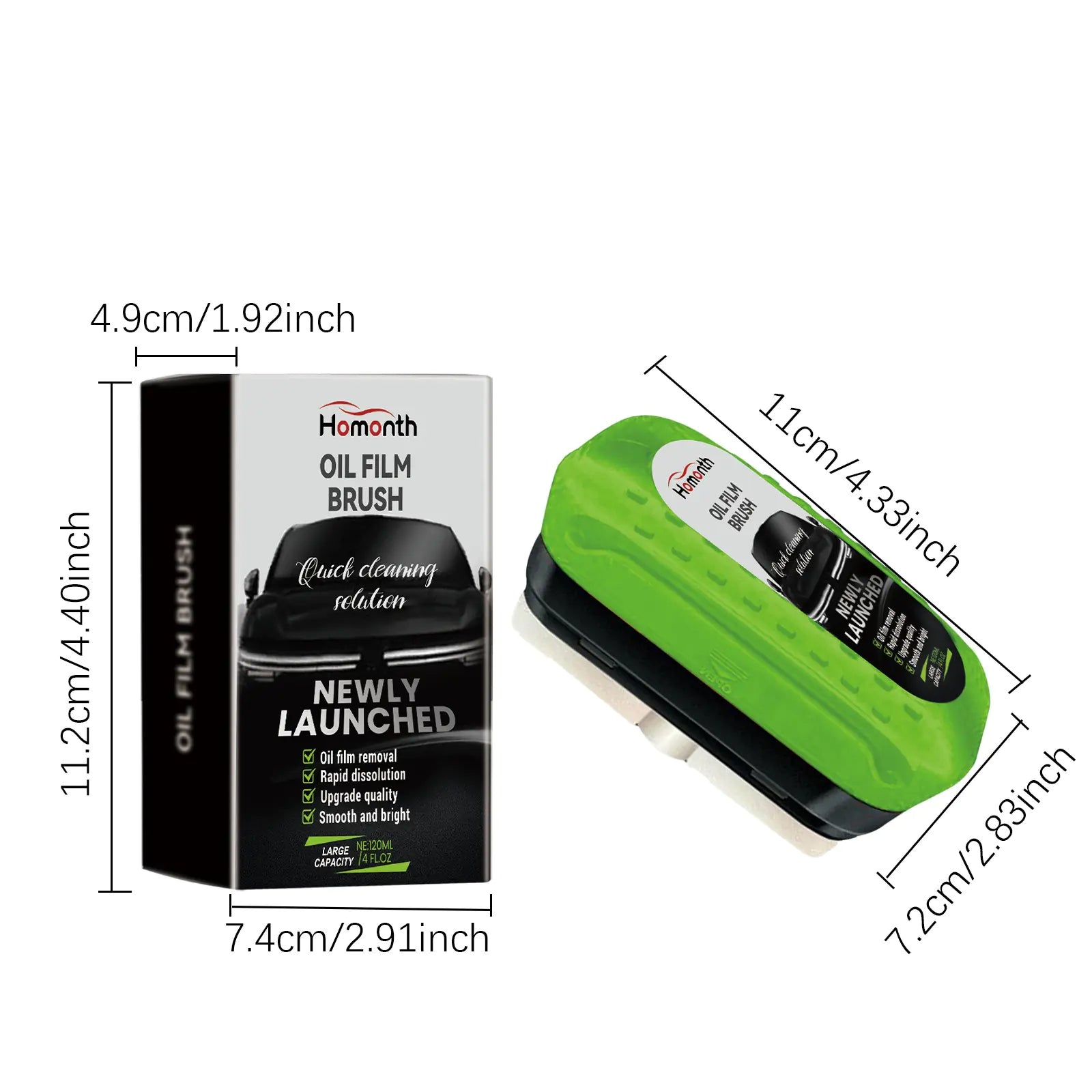 Car Oil Film Cleaning Brush Set