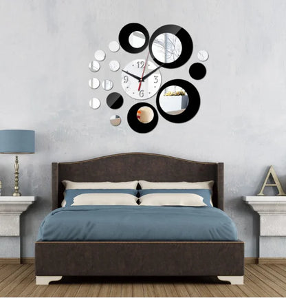 Creative European Wall Clock - DIY 3D Acrylic Design