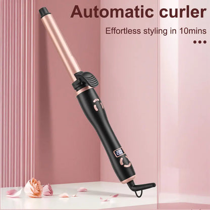 Automatic LCD Curling Iron 25mm Temperature Control