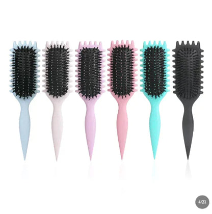 Bounce Shape Round Bristle Hair Brush