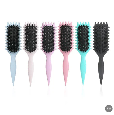 Bounce Shape Round Bristle Hair Brush