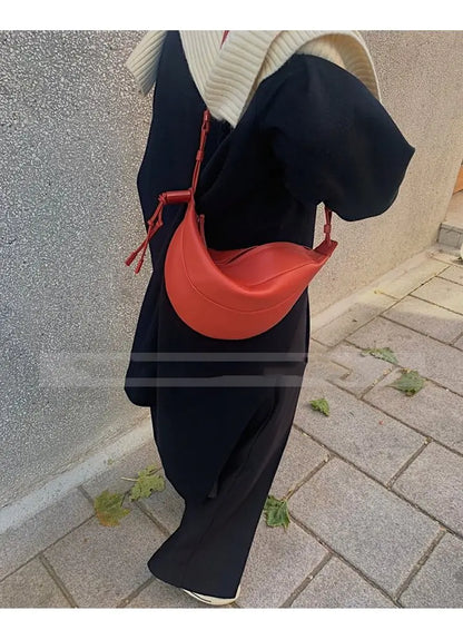 Crescent Shoulder Dumpling Bag