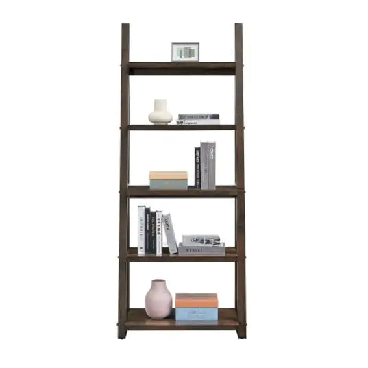 5 Tiers Of Shelves, Bookshelves, Storage Shelves, Bookshelves With Rubberwood Frames Unavailable Platforms- Welfel Temu
