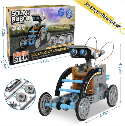 12-in-1 Solar Powered DIY Toy Car