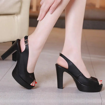 White Model Qipao High Heel Peep Toe Sandals 2020