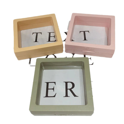 Luxury Jewelry Box with Floating Design and Plastic Film