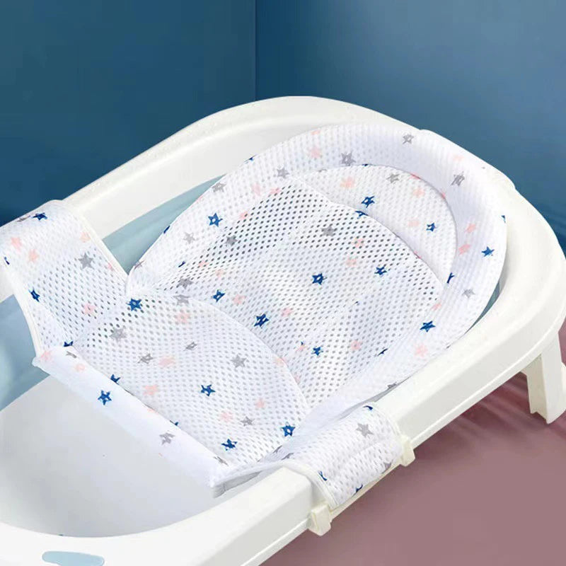 Adjustable Non-Slip Bath Net for Newborns and Babies