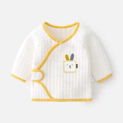 Summer Newborn Baby Girl Ruffle Sleeve Cotton Tee