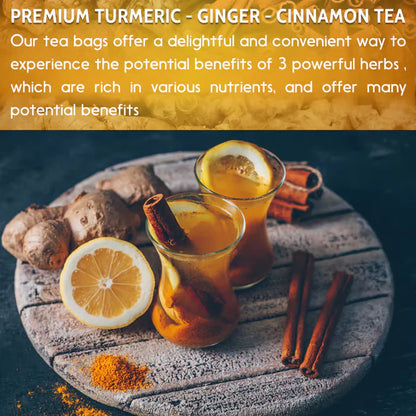 Turmeric Meat Flavor Herbal Tea Bags