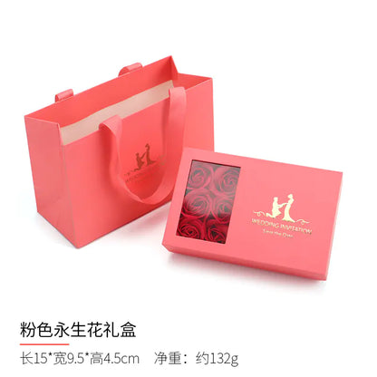 Rose Jewelry Gift Box for Rings and Necklaces Set