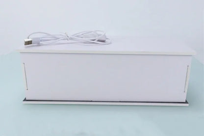 Scene model of garage with lights