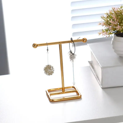 Creative Iron Jewelry Display Stand for Rings and Necklaces