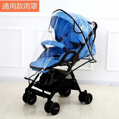 Baby Stroller Rain Cover with Wind Protection and Zipper