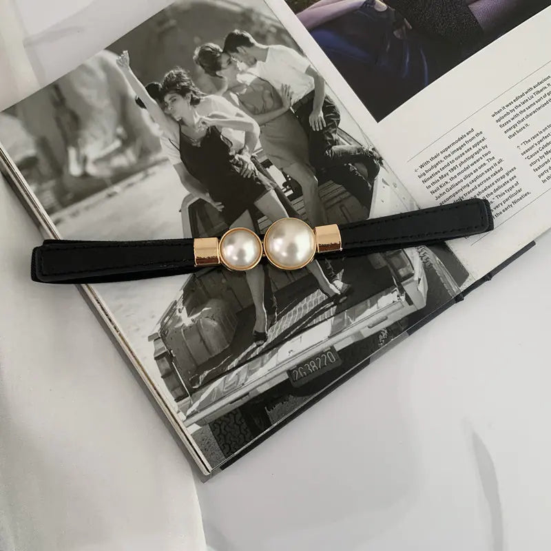 New Pearl Decorative Belt for Women - Versatile and Stylish